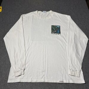 VTG 90s Crazy Shirt Kauai Napali Mens Longsleeve Shirt Size XL Made In USA Beach